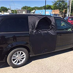 Couverture imperméable de pare-soleil de fenêtre de conception de sport de tente de SUV <span class=keywords><strong>pour</strong></span> le camping Road Trip Air Flow Window Car Bug Screen Mesh Sleep Comfort - Product Image 5