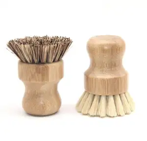 Spazzola di bambù di alta qualità a basso prezzo scrubber di bambù scrubber da cucina scrubber per verdure