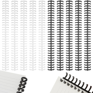 30 Ring <strong>Binding</strong> Combs 3/8 Inch Plastic Spiral Book Binder Coil <strong>Binding</strong> Machine <strong>for</strong> Teacher Student Document Notebooks Black - Product Image 1