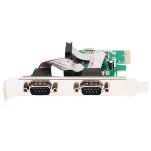 2-Port <span class=keywords><strong>PCI</strong></span>-E Máy tính để bàn cổng nối tiếp thẻ RS232 để 9-pin COM Port Adapter mở rộng thẻ linh kiện điện tử - Product Image 2