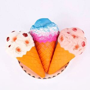 Hot Sale Custom Logo Big Ice Cream Shape <b>Squishy</b> Fidget Toy Anti Stress Ball - Product Image 4