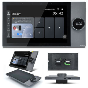 KLASS <span class=keywords><strong>Google</strong></span> Alexa Voice 6 pulgadas Tuya Control <span class=keywords><strong>Central</strong></span> música <span class=keywords><strong>de</strong></span> fondo inteligente nuevo Smart Home Glass Free Zigbee personalizable - Product Image 5