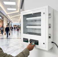 Distributeur automatique mural carré de serviettes hygiéniques pour femmes, à monnayeur, avec gestion manuelle du stock, capacité de 20 à 150 unités, direct usine