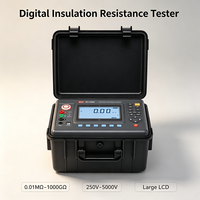 Testeur d'isolement pour transformateurs et générateurs HV 15 kV, Mégohmmètre haute précision 0,1 %, Protection IP54 pour câbles d'alimentation et appareillage électrique
