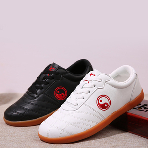 Comfort Non-Slip Martial Arts Shoes Lightweight Leather Training Shoes for Adults Seniors Plus Size <strong>Men</strong> Women Tai Chi Sneakers - Product Image 5