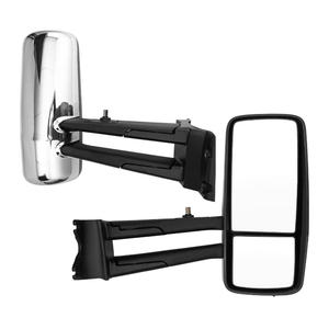 Conjunto de Retrovisores Laterales Cromados Izquierdo y Derecho para Camiones Comerciales Pesados Clase 8: <span class=keywords><strong>Kenworth</strong></span> 2013+ T680 y 2014+ T880 - Product Image 1