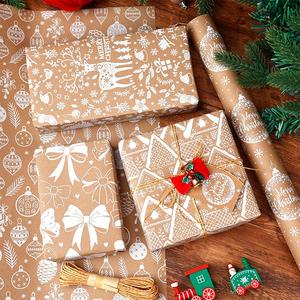 Factory Hot <b>Sale</b> 43x300 cm <b>Christmas</b> <b>Wrapping</b> <b>Paper</b> Gift <b>Wrapping</b> <b>Paper</b> - Product Image 4
