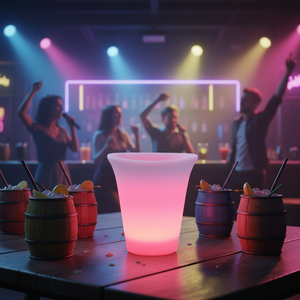 بسعر الجملة شريط إضاءة متغير LED قابل لإعادة الشحن مع جليد بار RGB للجليد من أجل حفل الأعياد - Product Image 4