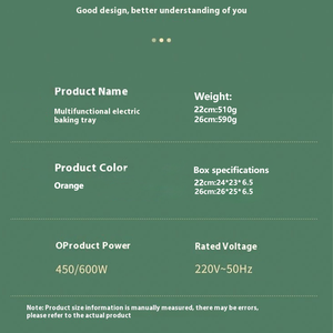 Must-have Lightweight Electric Grill <b>Pan</b> for Families Living in Dormitories-Household Use Temperature Control <b>Non</b>-<b>Stick</b> Surface - Product Image 4