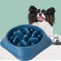 Mangeoire en plastique Portable de voyage en Silicone pour animaux de compagnie, bol pour chien à alimentation lente avec tapis à lécher