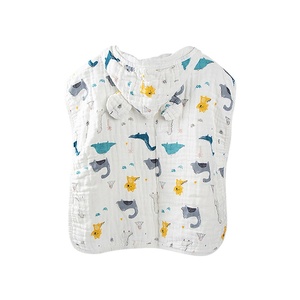 Petite <span class=keywords><strong>cape</strong></span> <span class=keywords><strong>de</strong></span> bain en coton pour bébé et enfant, avec capuche, motif dessin animé, super douce, absorbante, imprimée, 60x120cm - Product Image 4
