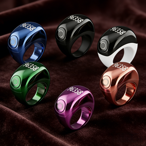 แหวนอัจฉริยะสำหรับชาวมุสลิม พร้อมฟังก์ชั่นนับซิกร คิบล่า ทัสบีฮ์ ควบคุมผ่านแอพฯ  พร้อมนาฬิกาปลุกอะซานแบบ LED - Product Image 1