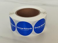 Autocollants d'étanchéité personnalisés haut de gamme papier adhésif PET résistant à l'huile finition à usage industriel Express pour cadeaux de biscuits de gelée de chocolat