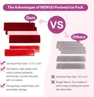 Coussin chauffant menstruel, Packs de glace, Gel chaud et froid pour femmes, soulagement de la douleur post-partum, réutilisable