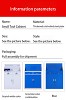 Armoire de rangement d'outils métallique sur roulettes, 2 tiroirs, personnalisable OEM, établi mobile pour atelier de réparation automobile, directement de l'usine