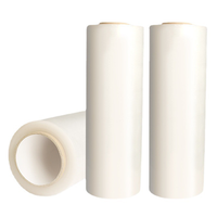 Film étirable Échantillon gratuit Adhésif LLDPE Rouleau d'emballage Film rétractable Plastique Main Mini/Jumbo Rouleau