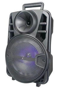 Nouveau haut-parleur portable sans fil d'extérieur pour fête avec poignée DJ et lumière flamme ALP-803 de 8 pouces, OEM, vente chaude - Product Image 3
