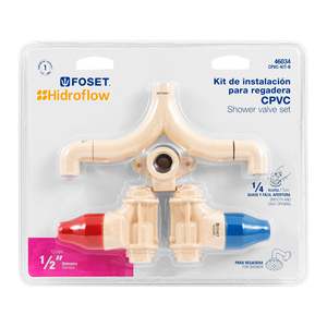 Kit di installazione per irrigazione CPVC-KIT-B Foset con connessioni in CPVC senza buone maniere per valvole di riempimento - Product Image 1