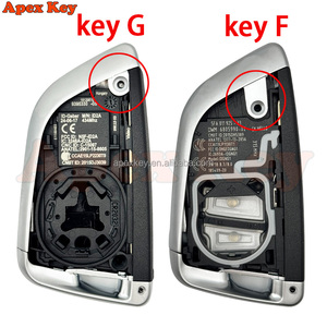 Carcasa para Llave de Coche de 3 o 4 Botones para BMW Serie 1, 2, 7, X1, X5, X6, X5M, X6M, Clase F, G, F15, F16, G30, Serie 7, G11, X1, F48, F39 - Product Image 2