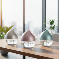 Nouvel Arrivage : Humidificateur d'Air Électrique avec Lumières LED, Diffuseur d'Aromathérapie Portable en Plastique pour Usage Domestique et Hôtelier