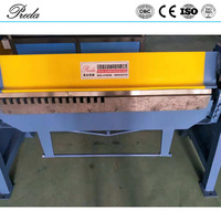 Machine à plier et à cintrer manuelle en tôle Preda 1300 mm pour la fabrication de conduits carrés