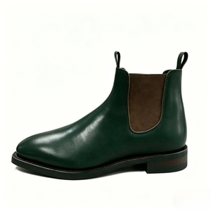 <span class=keywords><strong>Bottes</strong></span> Chelsea habillées pour hommes Goodyear Welted en <span class=keywords><strong>cuir</strong></span> de veau véritable, <span class=keywords><strong>bottes</strong></span> de ville formelles, usine OEM ODM marque privée - Product Image 1