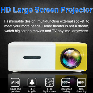 Mini Led Micro chiếu YG300 mini nhỏ gọn với pin lithium tích hợp - Product Image 5