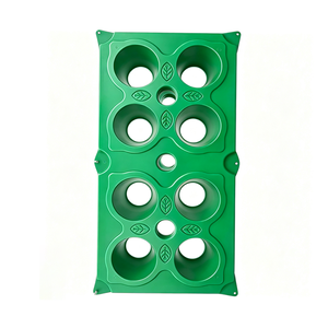 Île flottante écologique en plastique bio, modèle SUN-FLO de Sunsbuild, fabriquée en Chine, lit hydroponique carré artificiel poreux en forme de lotus, sur mesure - Product Image 4