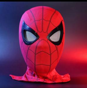 Máscara de Spider-Man con Ojos Móviles y Control de Mandíbula para Parpadeo, Casco de Cosplay, Juguetes de Navidad - Product Image 6