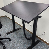 Table à dessin ergonomique au design moderne, réglable électriquement, pour la maison, l'école et le bureau.
