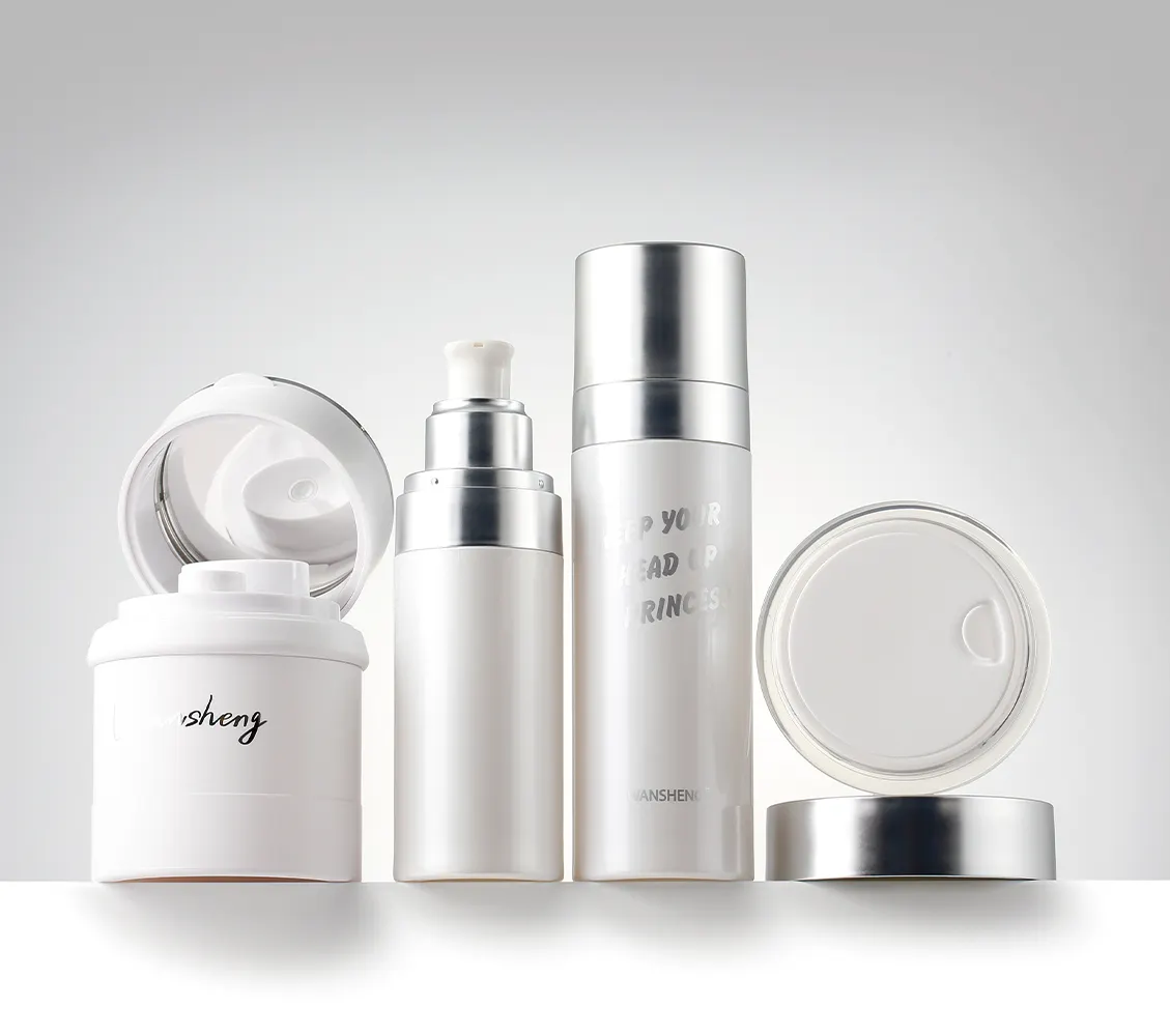 2024 Customized Plastic bottles lotion sprayer pump bottle with toner skincare packaging 100ml 120ml 150ml 180ml