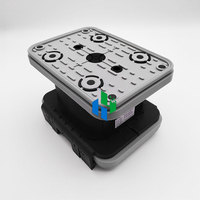 Ventouses à vide CNC VCBL-K2 160x115x100 pour fixation d'objets, hauteur 100 mm, consoles 2 circuits, format 4 PTP