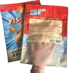Ventana de embalaje hermética de 3 capas, bolsas reciclables selladas al vacío con cremallera para pepino de mar, sushi de leche de pescado congelado - Product Image 3