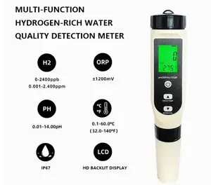 Professionele 4-in-1 pH/ORP/H2/temperatuurmeter, waterstofionenconcentratietester - Product Image 4
