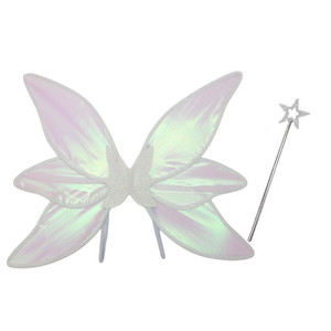 PARTYMENT Alas de Elfo Transparentes Coloridas de 6 Piezas, Accesorios de Disfraces para Niños, Ideales para Fiestas y Festivales - Product Image 6