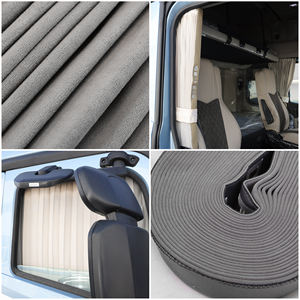 Pare-soleil de fenêtre de <span class=keywords><strong>camion</strong></span> en daim doux de couleur personnalisée bloquant la lumière pour <span class=keywords><strong>VOLVO</strong></span> MERCEDES DAF SCANIA Sitrak Man Tgx Trucks - Product Image 4