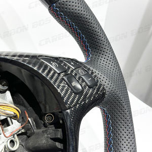 Volant de course pour BMW E46 Noir en fibre de carbone pour BMW E90 E91 E71 E46 E60 E81 E84 E92 Volant de haute qualité personnalisable - Product Image 5