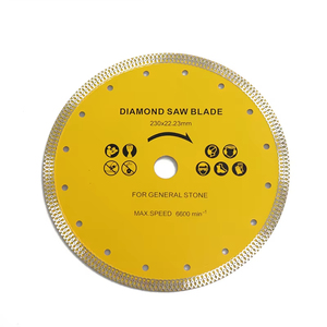 Lame de scie circulaire diamantée à maille frittée pressée à chaud disque de coupe diamanté sec ou humide pour matériaux durs - Product Image 2