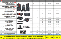 Sistema de sonido de audio dual de 12 pulgadas impermeable profesional de la mejor calidad altavoces line array de tres vías CON MEZCLADOR