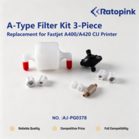 Kit de filtres de type A Ratopink AJ-PG0378, 3 pièces, remplacement pour imprimante CIJ Fastjet A400/A420