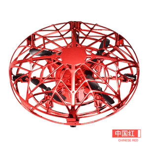 Iqoem cảm biến máy bay cử chỉ treo đèn bay đĩa <span class=keywords><strong>Mini</strong></span> bốn trục UAV đồ chơi trẻ em chơi cảm giác UFO - Product Image 3