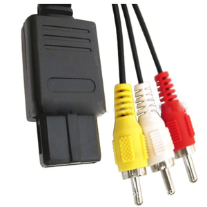 Cable av <span class=keywords><strong>N64</strong></span> de alta calidad para máquina de juegos, cable a macho para TV, venta al por mayor, barato - Product Image 2