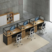 Postes de travail modulaires pour bureau, mobilier de bureau moderne, postes de travail pour 2, 4, 6 ou 8 personnes