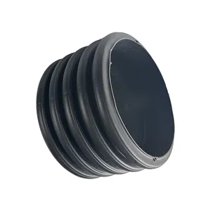 Black High Density Polyethylene Plastic Double Wall Corrugated Plastic Drainage Pipe