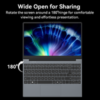 Ordinateur portable OEM 14 pouces avec ouverture à 180 degrés, 8/16 Go de RAM et SSD 256/512 Go, meilleur prix d'usine, nouveau processeur Intel, clavier anglais