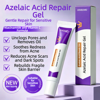Gel à l'acide azélaïque, niacinamide et vitamine C pour apaiser les rougeurs, éclaircir les taches brunes et renforcer la barrière cutanée (Marque privée)