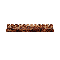 Poussoir de tuiles de mahjong en acrylique motif léopard écaille de tortue, 17,5 pouces, bâton de poussée standard américain pour table de mahjong