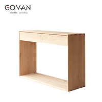Table console en bois massif de la série nordique, écologique, pour salon, hôtel, hôpital