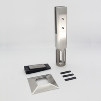 Spigot d'escalier en acier inoxydable de haute qualité au design moderne, finition polie miroir, résistant à l'eau et à la rouille, idéal pour les hôtels
