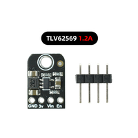 Module abaisseur de tension DC TPS62827, conversion DC5.5V vers 3.3V, sortie 1.2A/2A, modèle TLV62569